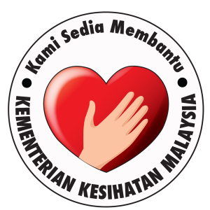 Logo Kementerian Kesihatan Malaysia — Kami Sedia Membantu